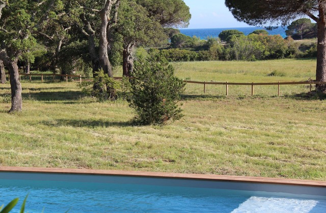 Very nice house with pool 300m from Palombaggia beach sea view private access