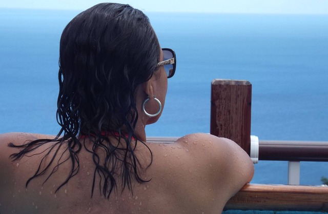 View of the Caribbean Sea! The tisource villas