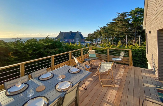 Villa-Cabane 6 pers. - Magnificent sea view - beach within walking distance