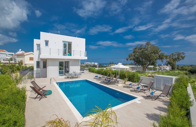 Villa Davina,Brand New, Luxury 5BDR Protaras Villa with Private Pool + Sea Views