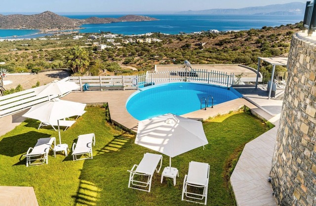 Villa in Elounda with Ocean Views & Pool