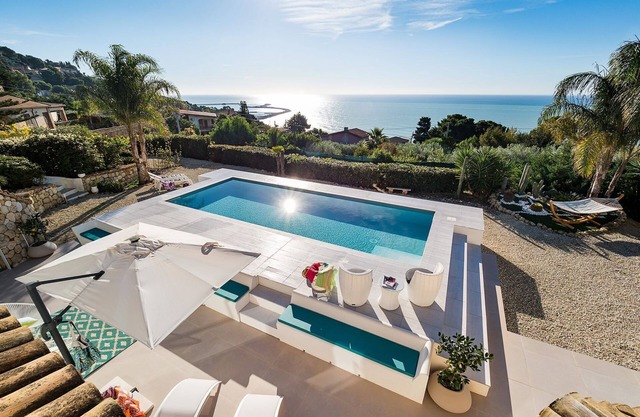 Villa Licata for 6 People, Pirvate Pool, Sea View, WiFi, A/C, Garden, Best of Sicily