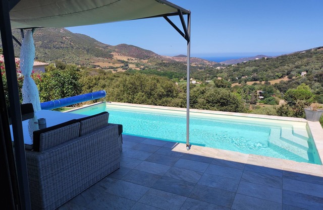 Villa with unobstructed view of sea and scrubland, not overlooked