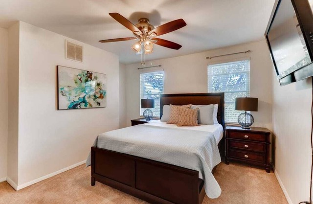 Walk Score 93 + Comfy beds + Youtube TV