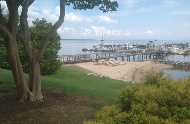Walk to beach, large room on wooded lake, "Kingsmill on the James"