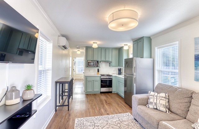 Walk to Downtown Ocean Springs from your private cottage