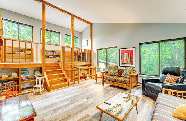 Walk to Semi-Private Beach: Lake Michigan Getaway