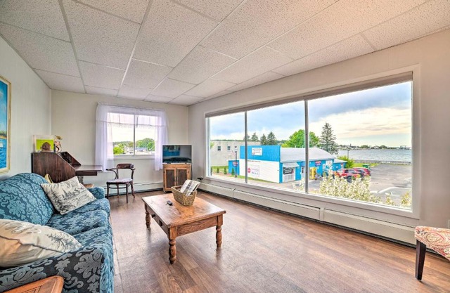 Walkable St Ignace Condo with Lake Huron Views