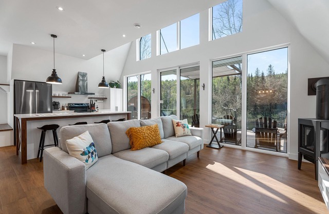 Waterfront ALUNA A-Frame | Spa | Sauna |