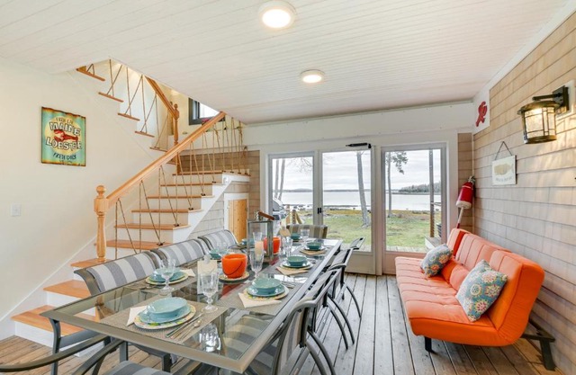 Waterfront Deer Isle Apartment with Fire Pit