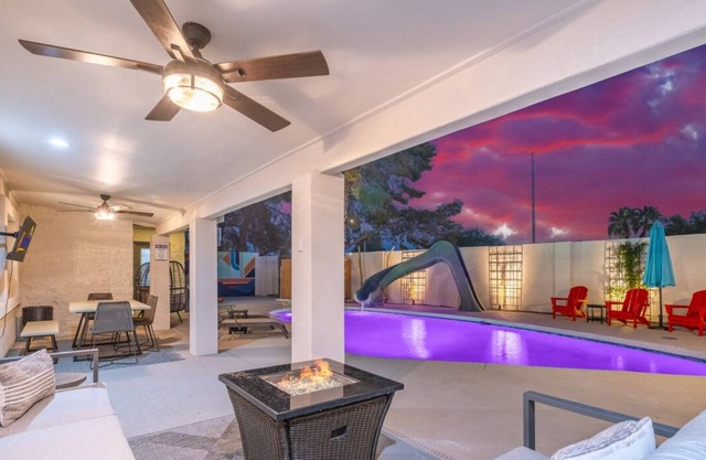 Waterslide Resort Oasis+Basketball+Golf+Gameroom