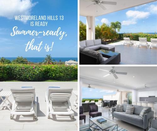 West Coast 2 Bed Sea View Westmoreland Hills Villa