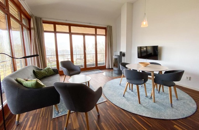 Wiesengeflüster Apartment 433 in Klink mit Müritzblick, Balkon und Strandnähe