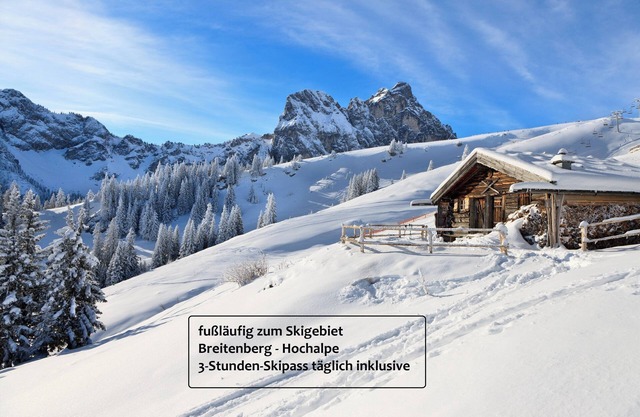 Winter vacation in the Allgäu with free ski pass directly at the ski resort