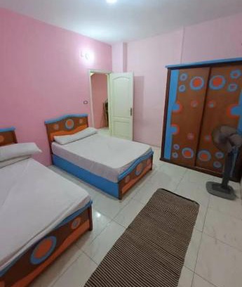 Mansoura Hotel | شقه مفروشه ف برج غرفتين كل غرفه سريرين دور اول اسانسير