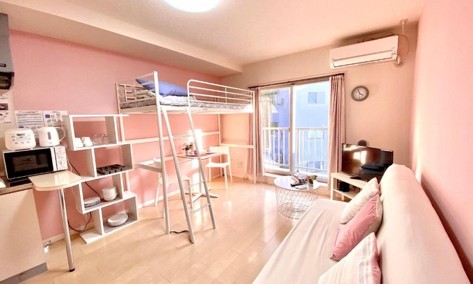 Matsudo Apartment | 松戸駅ｽｸﾞ1k 光回線完備,女子会にも Nomad松戸宿044