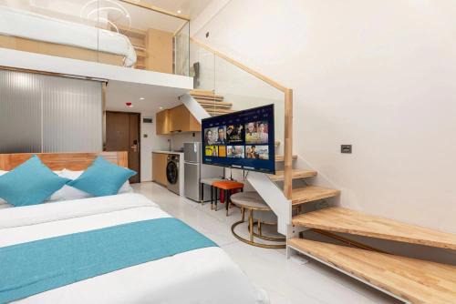 Luohu Apartment | 深圳华尔曼欢朋酒店公寓 罗湖水贝珠 宝城店