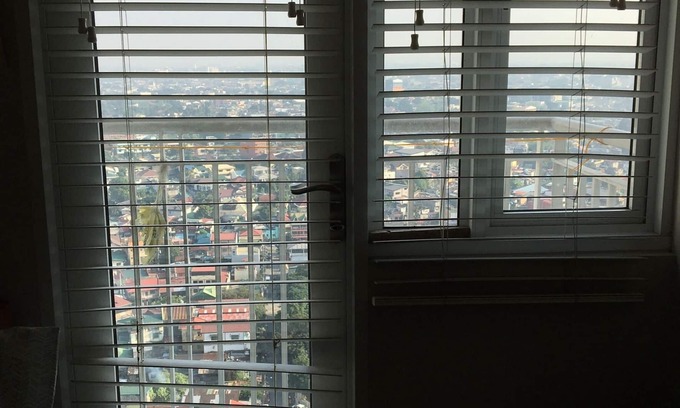 Project 8 Condo | 1 bedroom on 27floor of condo. Has sofa bed outside bedroom. View from balcony.