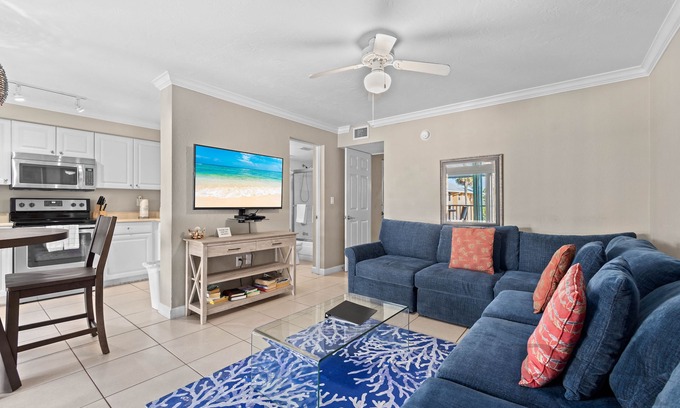 Whitney Beach Condo | 1 Bedroom on Gulf w Private Balcony & Kitchen Silver Sands #253 Resort by RVA