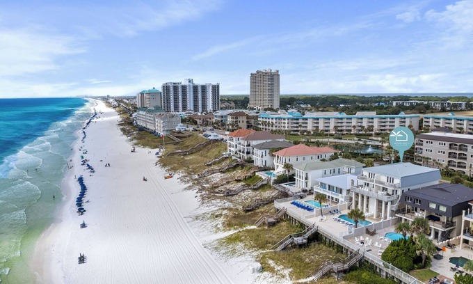 Miramar Beach House | 10 Bedroom Gulf Front Newly Renovated Diamond with Private Pool, Beach Chairs