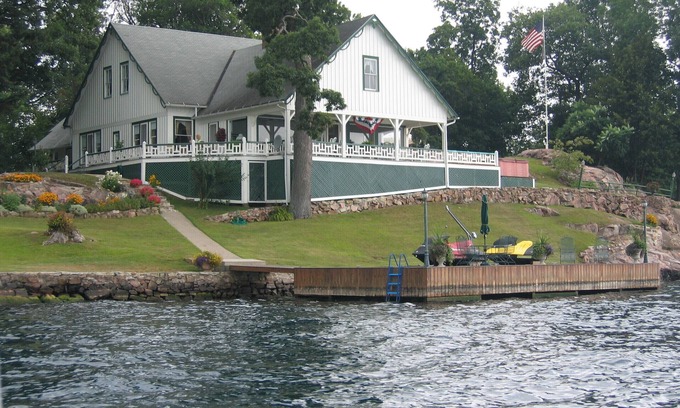 Grenell House | 1000 Islands Great Camp Island Retreat available for the 2025 rental season