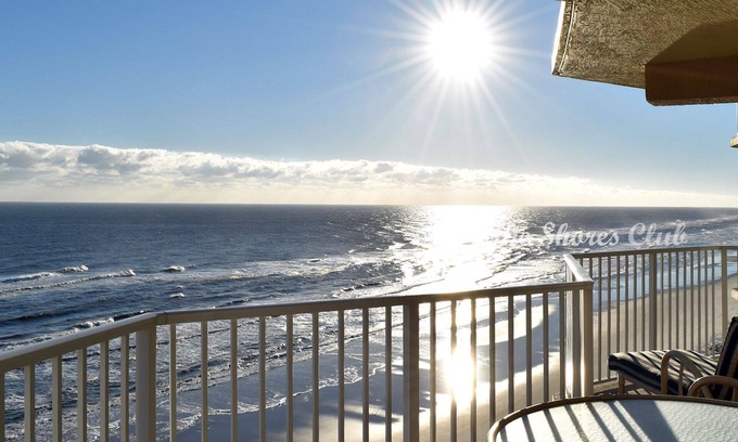 Daytona Beach Shores Condo | 1001 Shores Club: "10" Views/Htd Pool/NO-DRIVE Bch/Grill/Sauna/Picklbl/BsktBll +