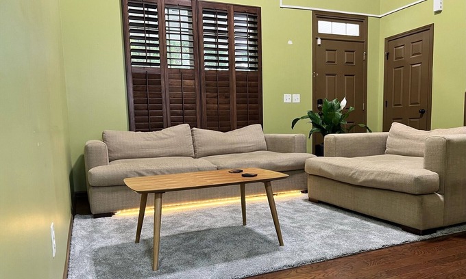 Harwood Lane House | 15 min from Charlotte Airport, Private Master Bedroom - shared common area