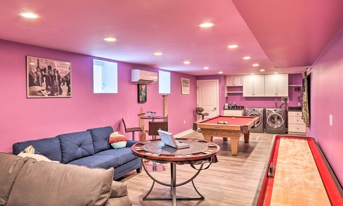 Brodheadsville Villa | 16 Mi to Camelback Resort: Getaway w/Game Room