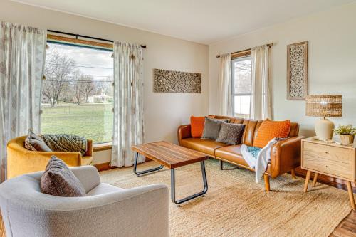 Connersville House | 17 Mi to Brookville Lake Home with In-Unit Laundry