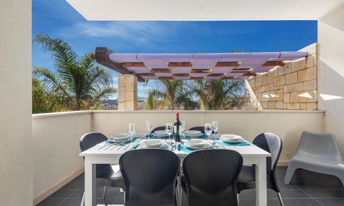Scala di Furno Apartment | 1715 Le Dune Villas - Trilo con Veranda attrezzata