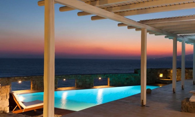 Houlakia House | 180°View PRIVATE Pool Villa Choulakia to enjoy SUN kissing SEA!