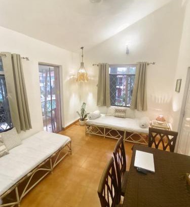 Sinquerim House | 1bhk Beachside Apartment - Cozy By The Sea Goa