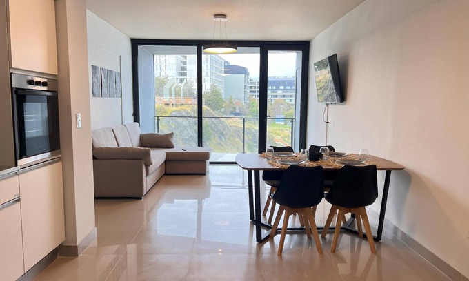 Province of Tierra del Fuego Apartment | 2-bedroom apartment with balcony, sea and port view