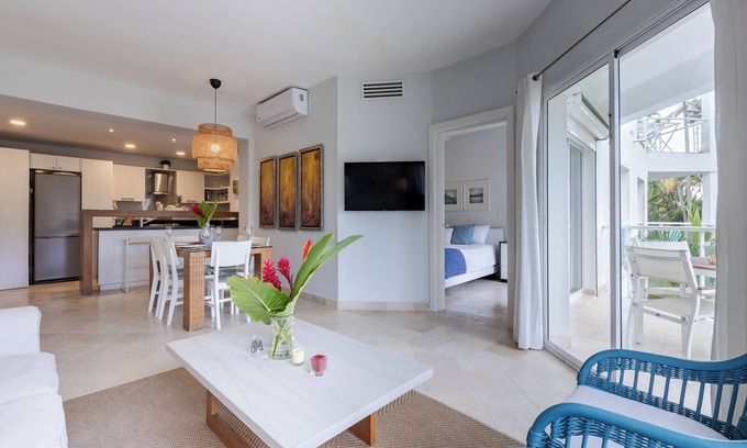 Las Terrenas Apartment | 2-bedroom apartment beachfront premium residence with fitness room, AC, WiFi