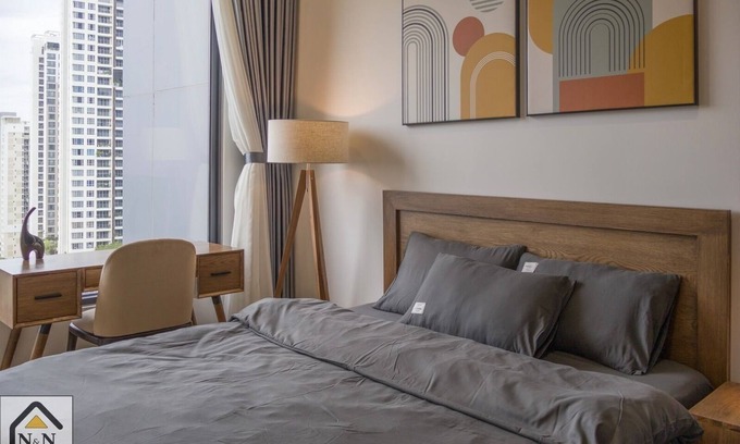 Thao Dien Apartment | 2-bedroom apartment in fabulous Hồ Chí Minh with fitness room, WiFi