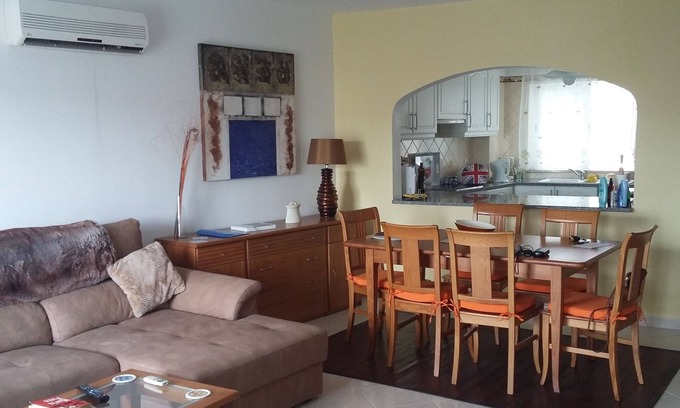 Alporchinhos Apartment | 2 Bedroom stylish apartment with air conditioning, beach front complex with pool