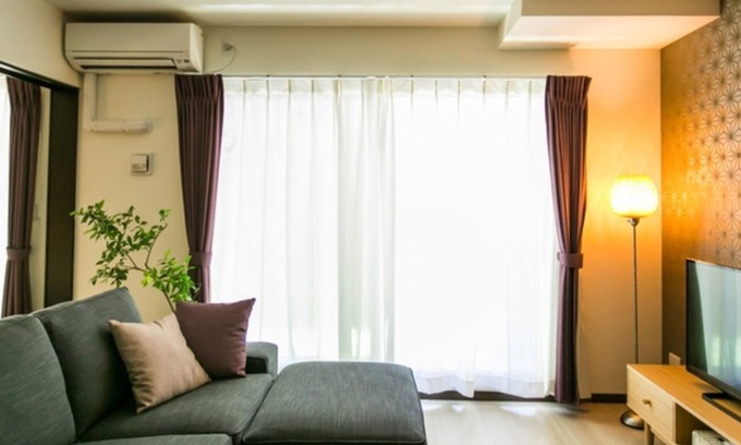 Nakagyo Ward Hotel | 2 bedrooms with sofa About 5 minutes on foot from/Kyoto Kyōto