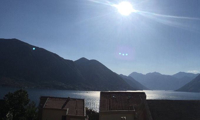 Dobrota Apartment | 2 Beds, Fjord Panorama and Pool in Dobrota