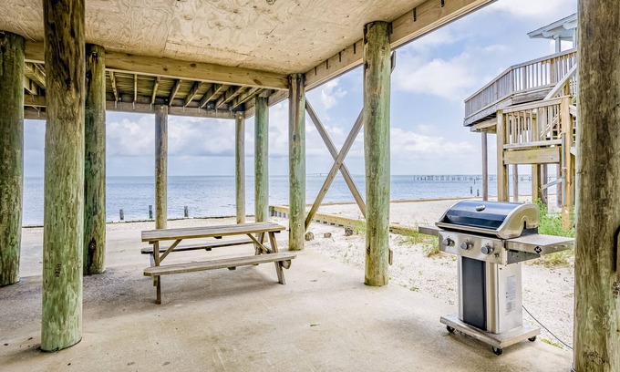 Silver Cay House | 2-story sound front home - incredible bay views, deck, gas grill, outdoor shower