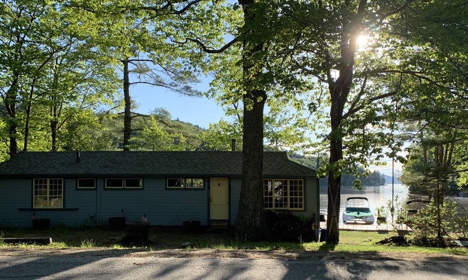 Alton Cottage | 200 ft of Winnipesaukee Shore with Gorgeous Sunsets in Scenic Roberts Cove