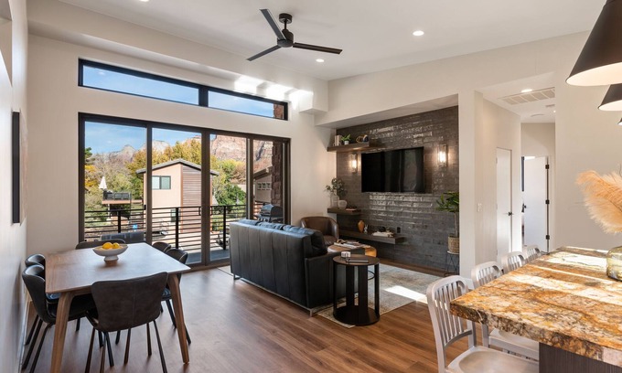 Zion National Park South Entrance Villa | 201 LaFave-Luxury Villa at Zion: Checkerboard Mesa