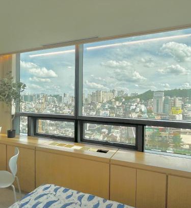 Mapo Apartment | 2025TOP 5 seconds walk from Hongik University Station beautiful view Room size 45m2