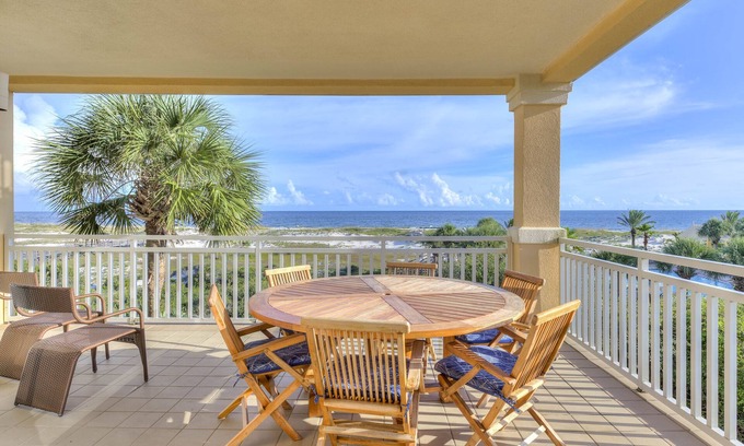 Fort Morgan Condo | 206W ~ 3BR/3BR corner condo with a beachfront view