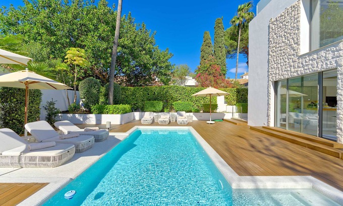 Puerto Banus Ski Chalet | 2244 Luxury Modern Villa with Heated Pool in Puerto Banus
