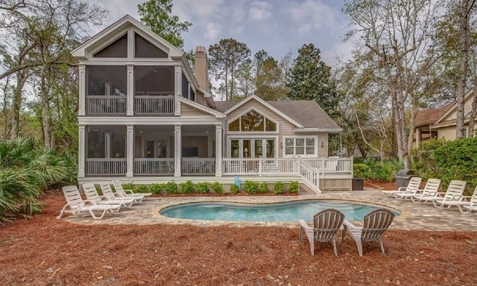 Palmetto Dunes House | 26 HEATH DR. ON GOLF COURSE/TENNIS & BIKES INCL. SHORT WALK TO BEACH