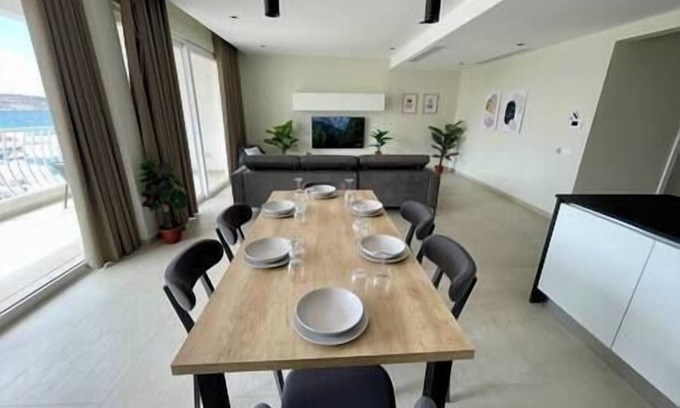 Qawra Apartment | 2BR Bugibba Seafront LUX Apartment