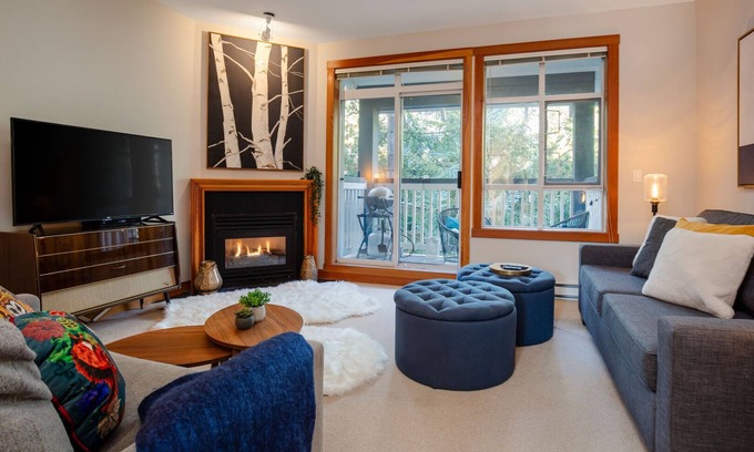 Village North House | 2BR | Granite Court | Steps from Whistler Village | Private Balcony w/BBQ | Secure Parking