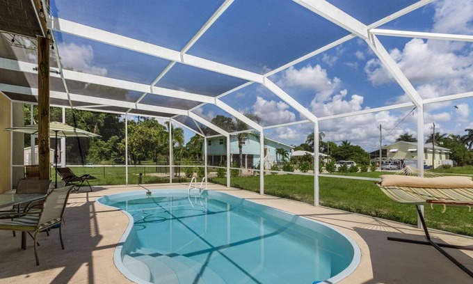 Saint James City House | 3/3 AMAZING HEATED POOL HOME in St. James City!