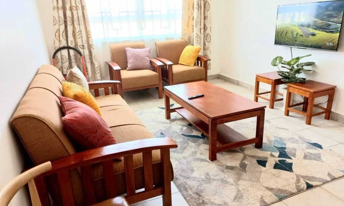 Athi River Apartment | 3-bedroom apartment in peaceful Pridelands with fitness area and near mall