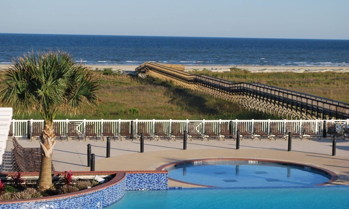 Red Fish Cove Condo | 3-bedroom condo beachfront view beachfront view of the Texas Gulf Coast
